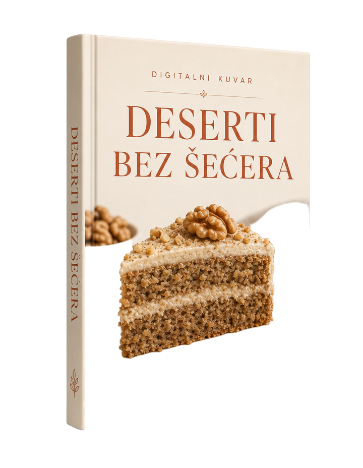 Naslovnica knjige Dezerti bez šećera